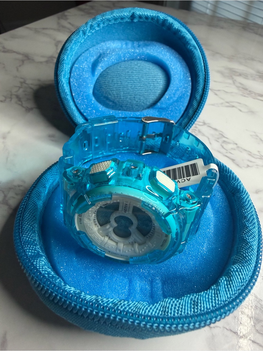 Activa Invicta Digital Watch & Case bundle (blue)